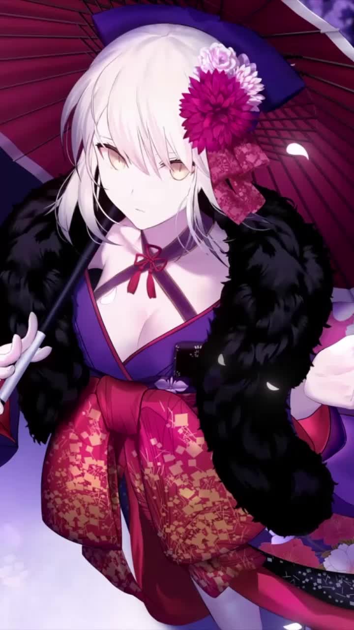 saber alter yukata fate grand order phone wallpapers cool anime