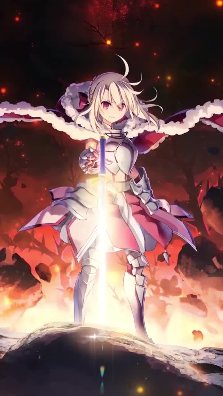 illyasviel von einzbern fate grand order phone wallpapers cool anime