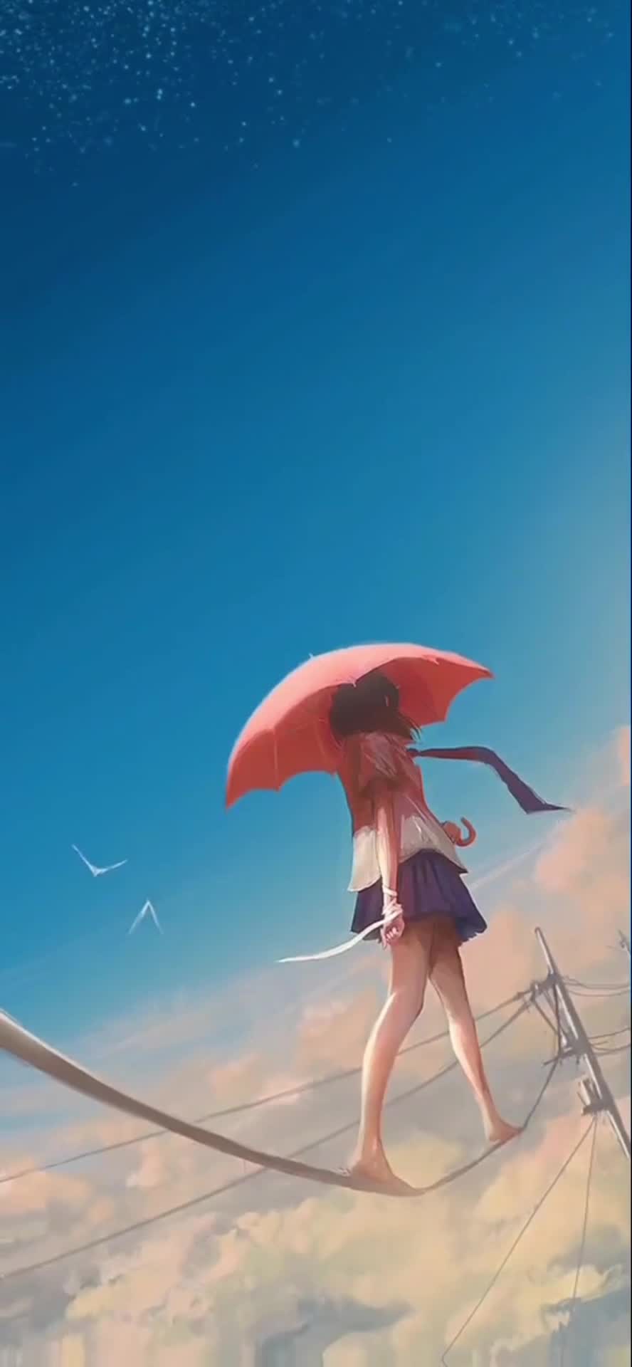 On The Clouds Live Phone Wallpaper