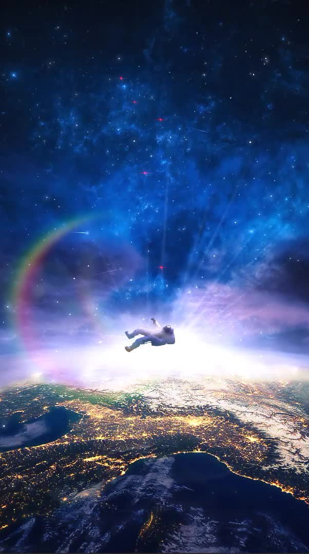 Lost Spaceman Live Android and iPhone Wallpaper