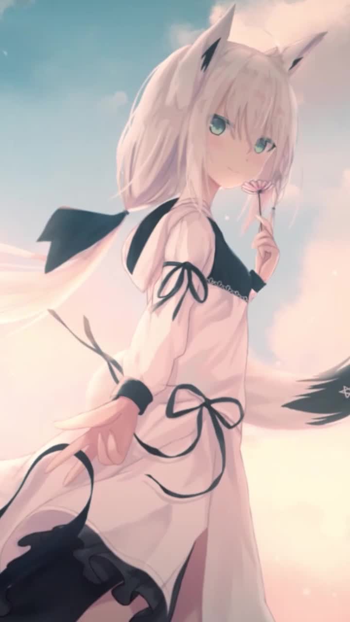 Live Phone Shirakami Fubuki Virtual Youtuber Wallpaper To iPhone And Android