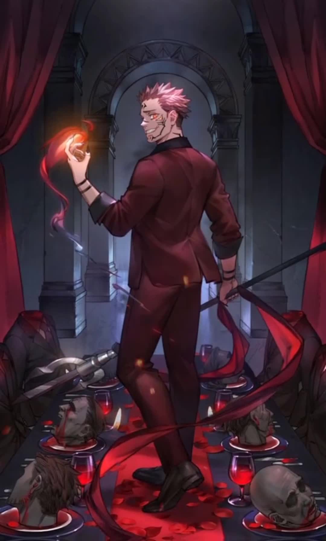 Anime Sukuna Live Wallpaper 