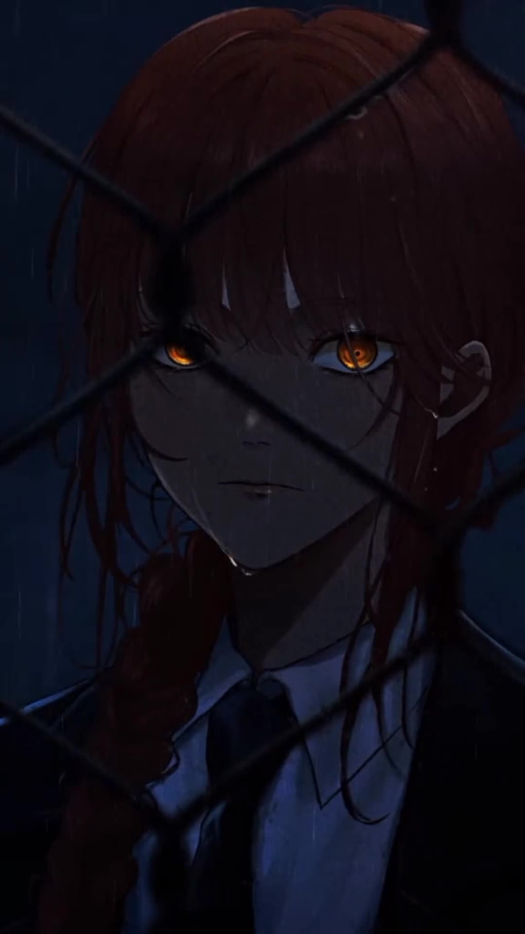 iOS iPhone  Android HD Makima Chainsaw Man Live Wallpaper 