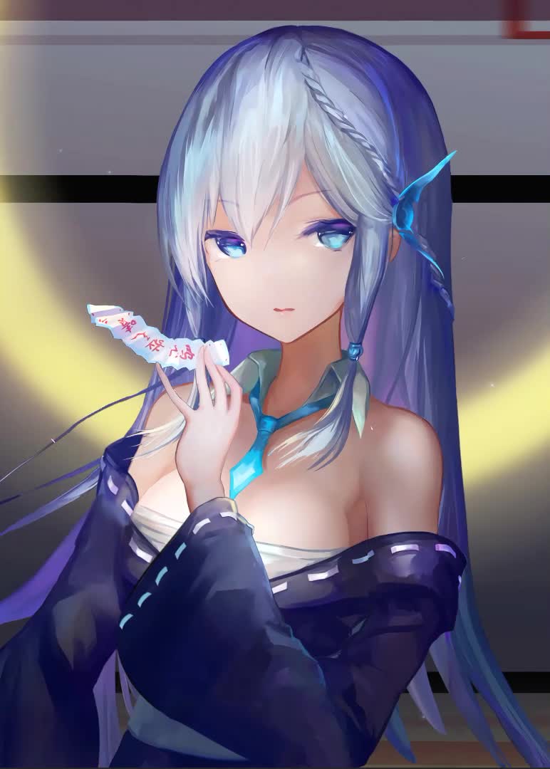 Mobile Miko Girl Anime Live Wallpaper For Phone