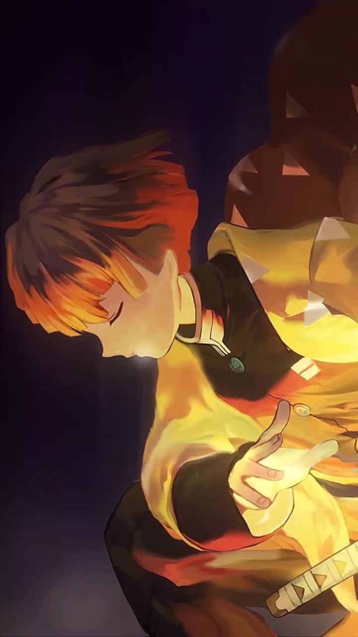 Live Phone Zenitsu Agatsuma Kimetsu No Yaiba Wallpaper To iPhone And Android