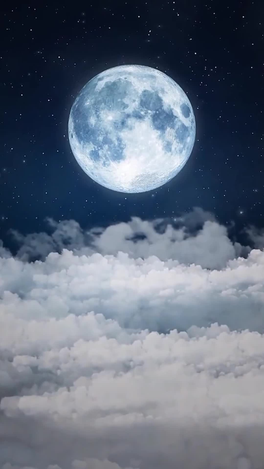 Android  iOS Moon sky live wallpaper