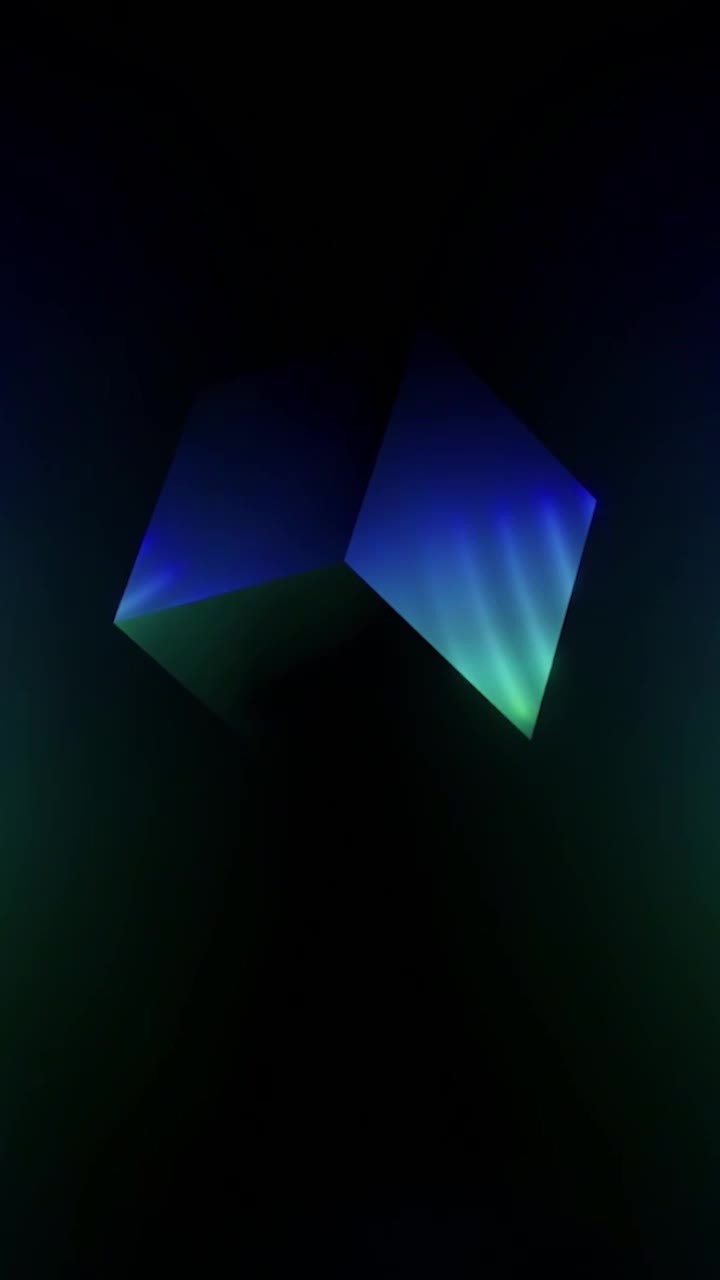 Live Phone Cube Neon Lights Wallpaper To iPhone And Android
