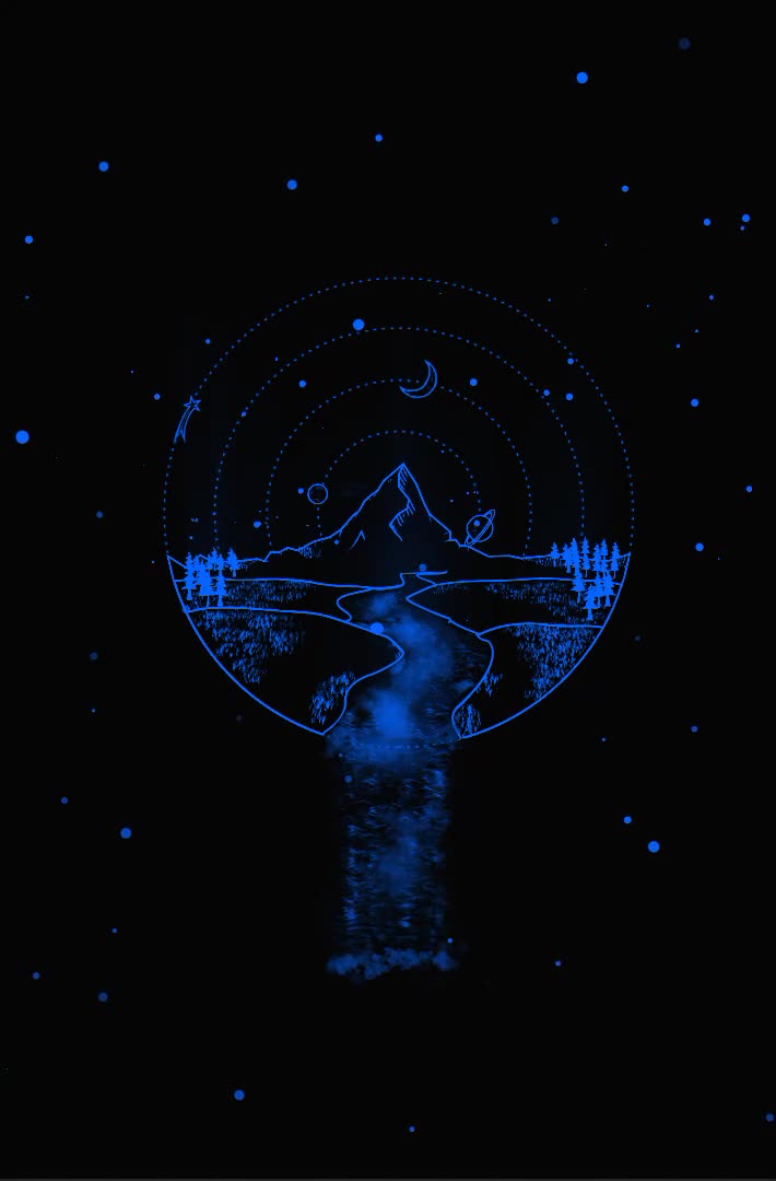 Mini Landscape on Cosmos Live Android and iPhone Wallpaper