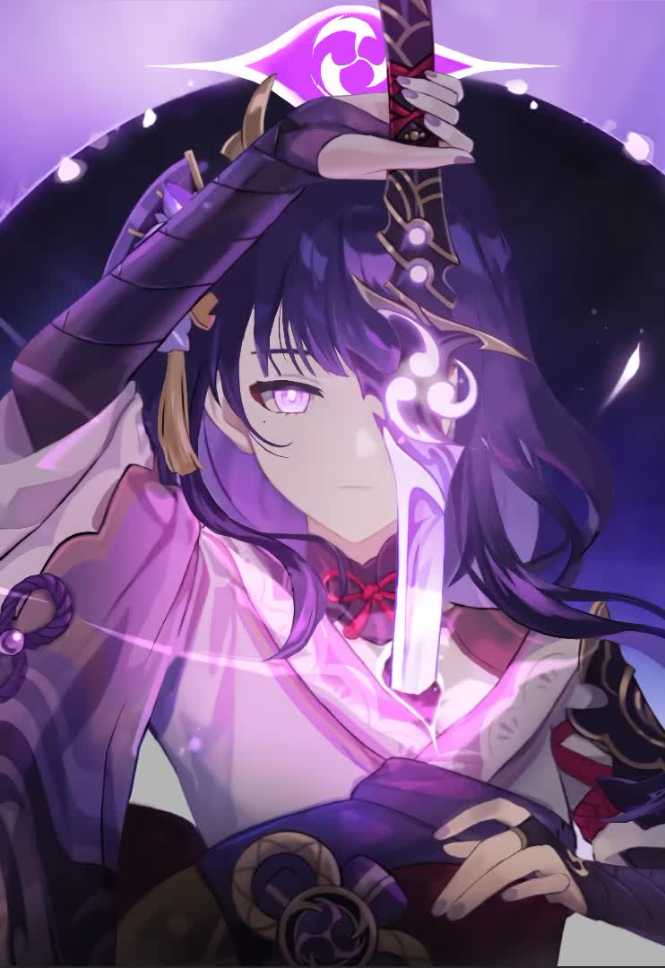 Android  iPhone Raiden Shogun Anime Live Wallpaper for Phone