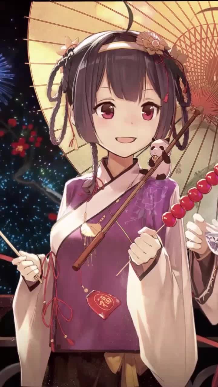 iPhone and Android Ning Hai And Ping Hai Azur Lane Live Phone Wallpaper