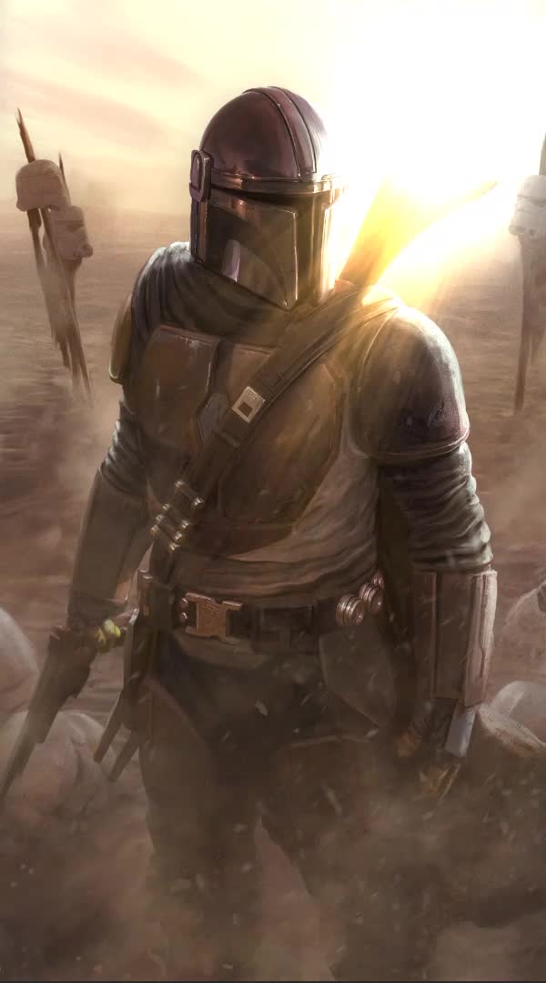 The Beginning Mandalorian Live Wallpaper For Phone
