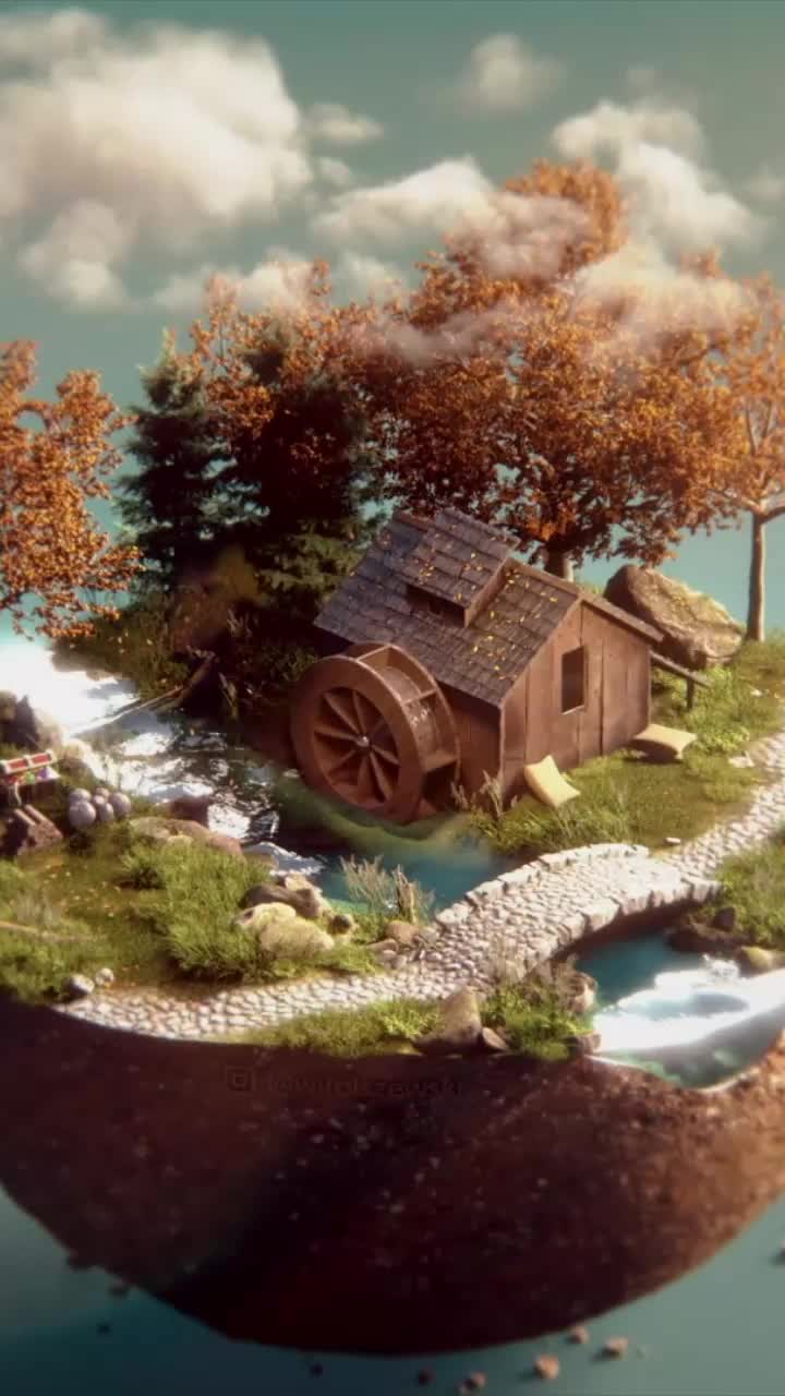 Live Phone Waterwheel 3d Homm3 Wallpaper To iPhone And Android