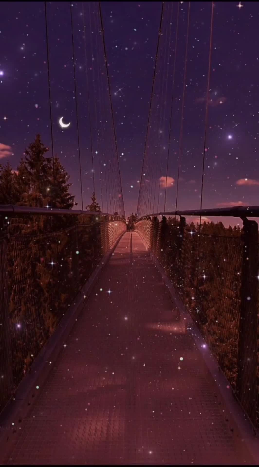 Android  iOS Aesthetic Bridge Landscape Live Wallpaper 