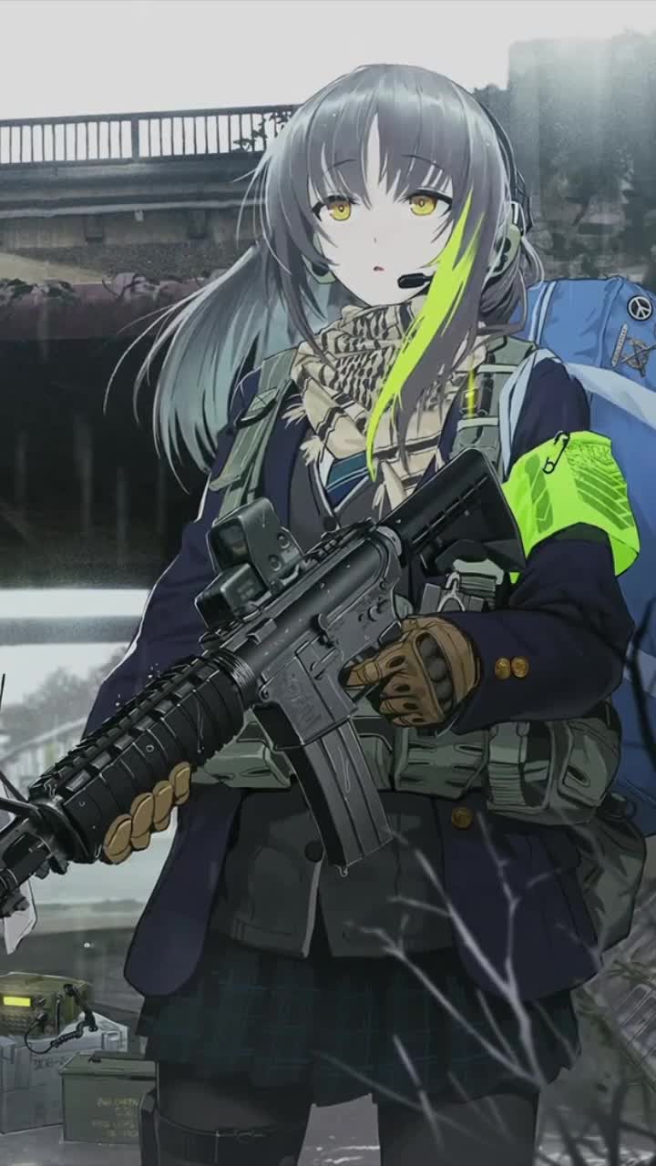 iPhone and Android Girls Frontline Ar Squad Live Phone Wallpaper