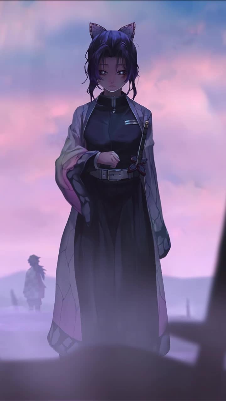 Live Phone Shinobu Kocho Kimetsu No Yaiba Wallpaper To iPhone And Android