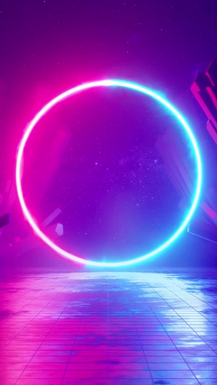 iPhone and Android Glowing Halo Live Phone Wallpaper