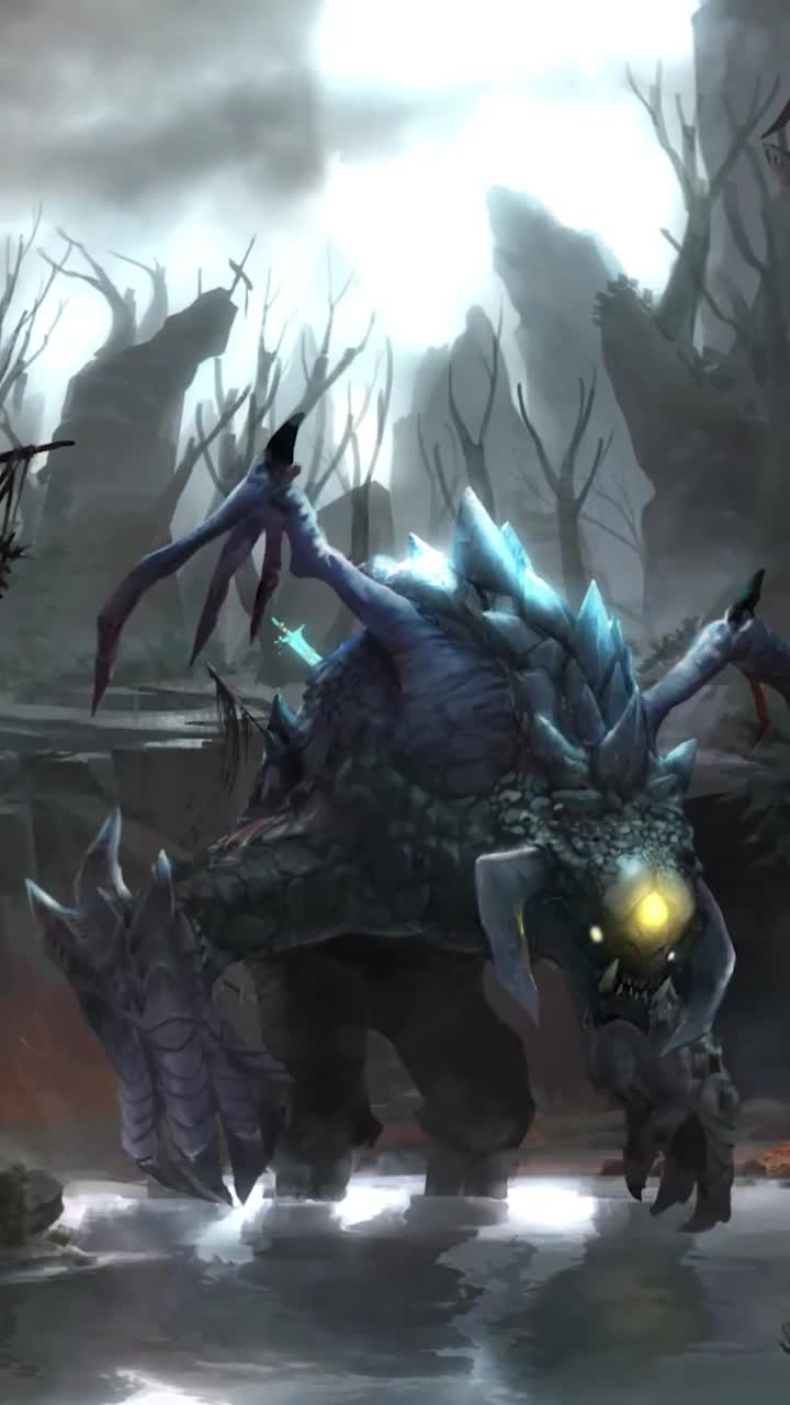 iPhone and Android Dota 2 Roshan Live Phone Wallpaper