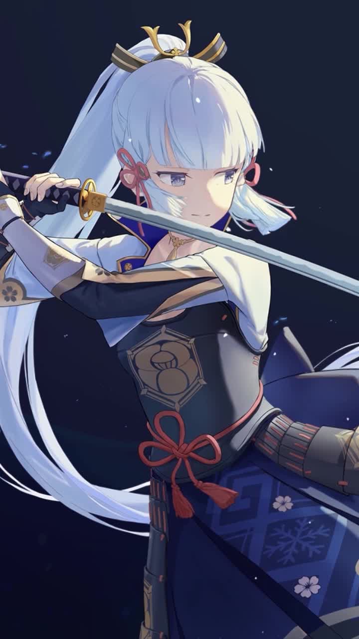 Game Ayaka Genshin Impact Phone Wallpaper Anime Iphone And Android