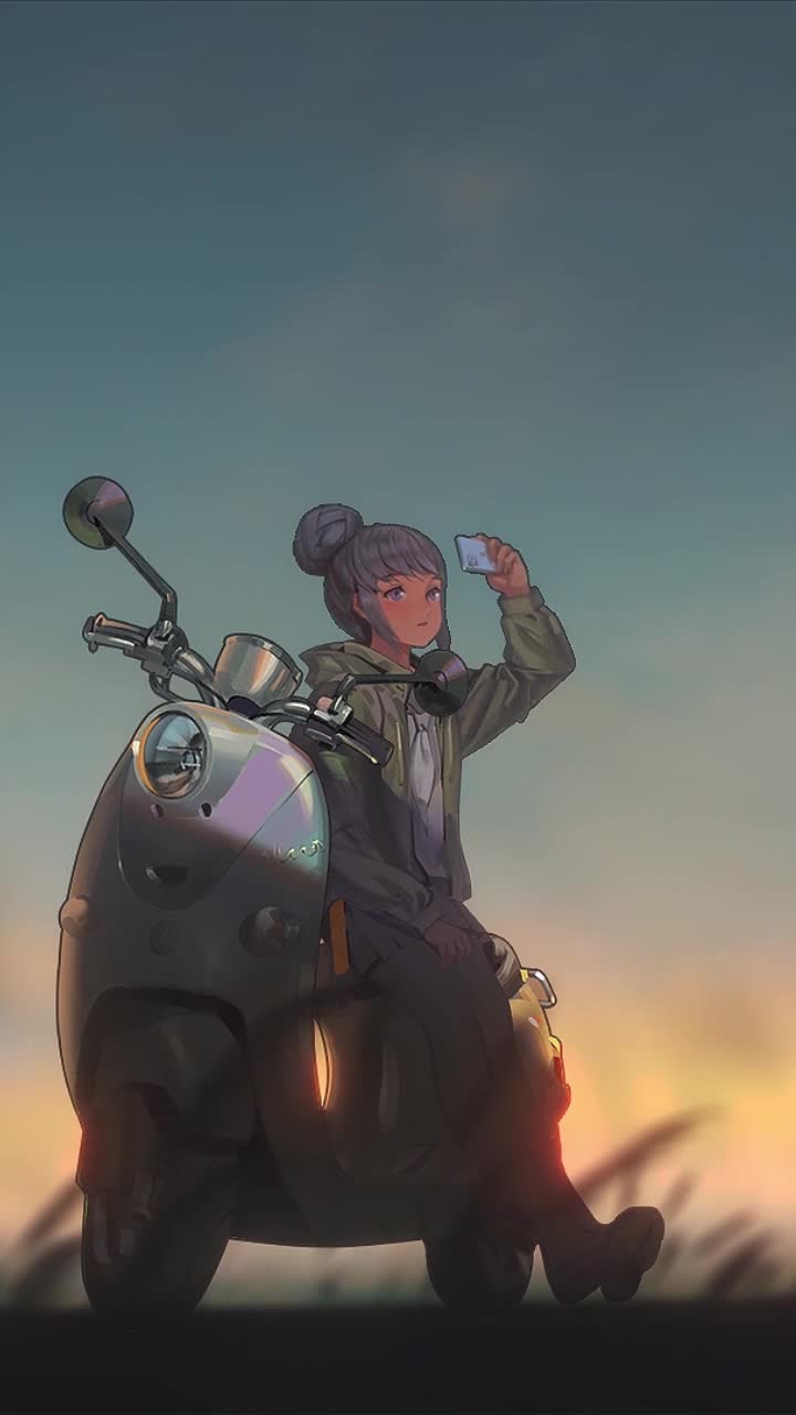 Live Phone Rin Shima Selfie Yuru Camp Wallpaper To iPhone And Android