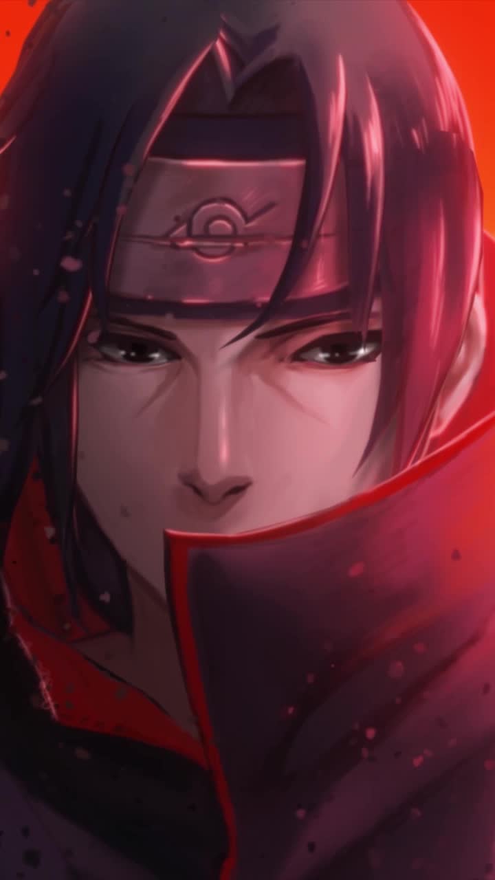 iPhone and Android Itachi Uchiha Sharingan Live Phone Wallpaper
