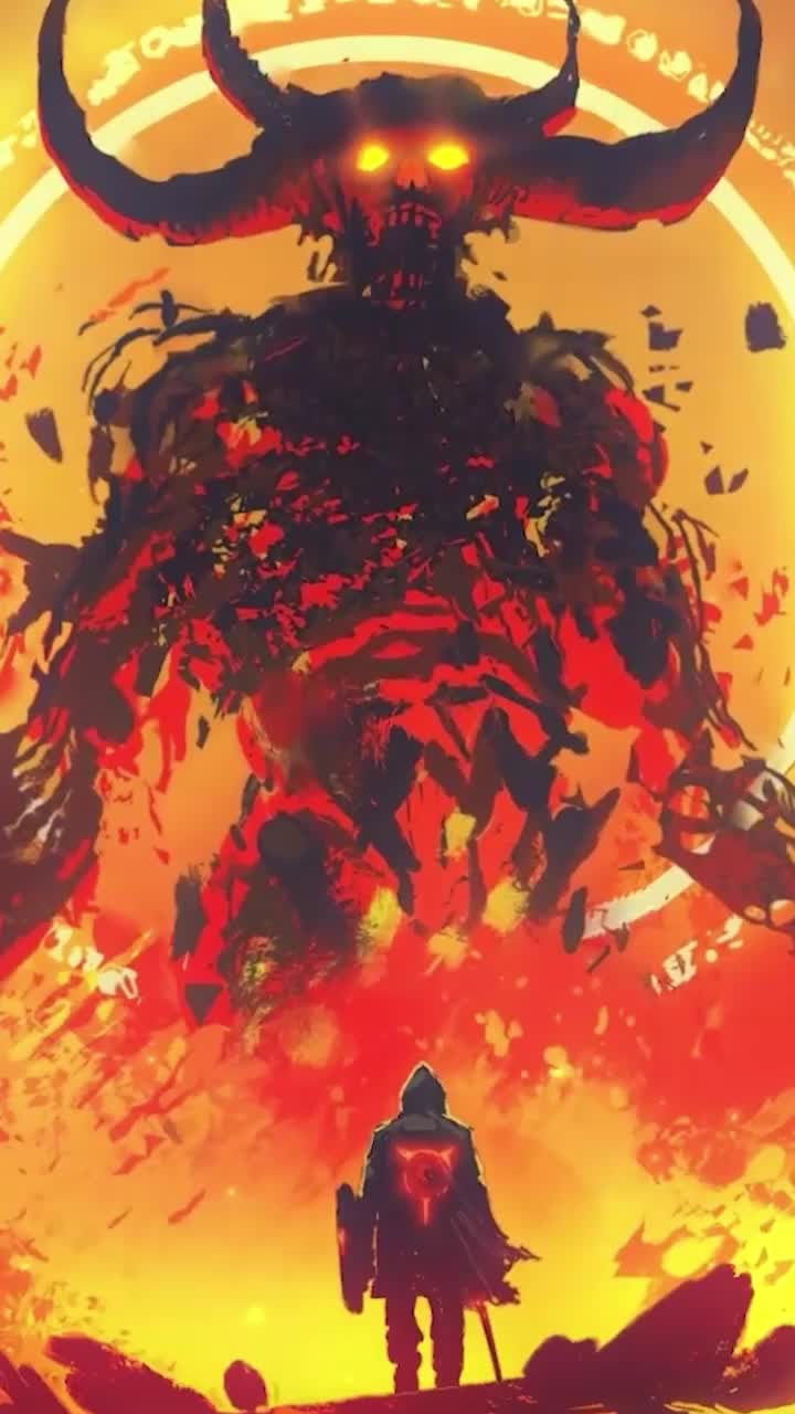 iPhone and Android God Of Apocalypse Live Phone Wallpaper