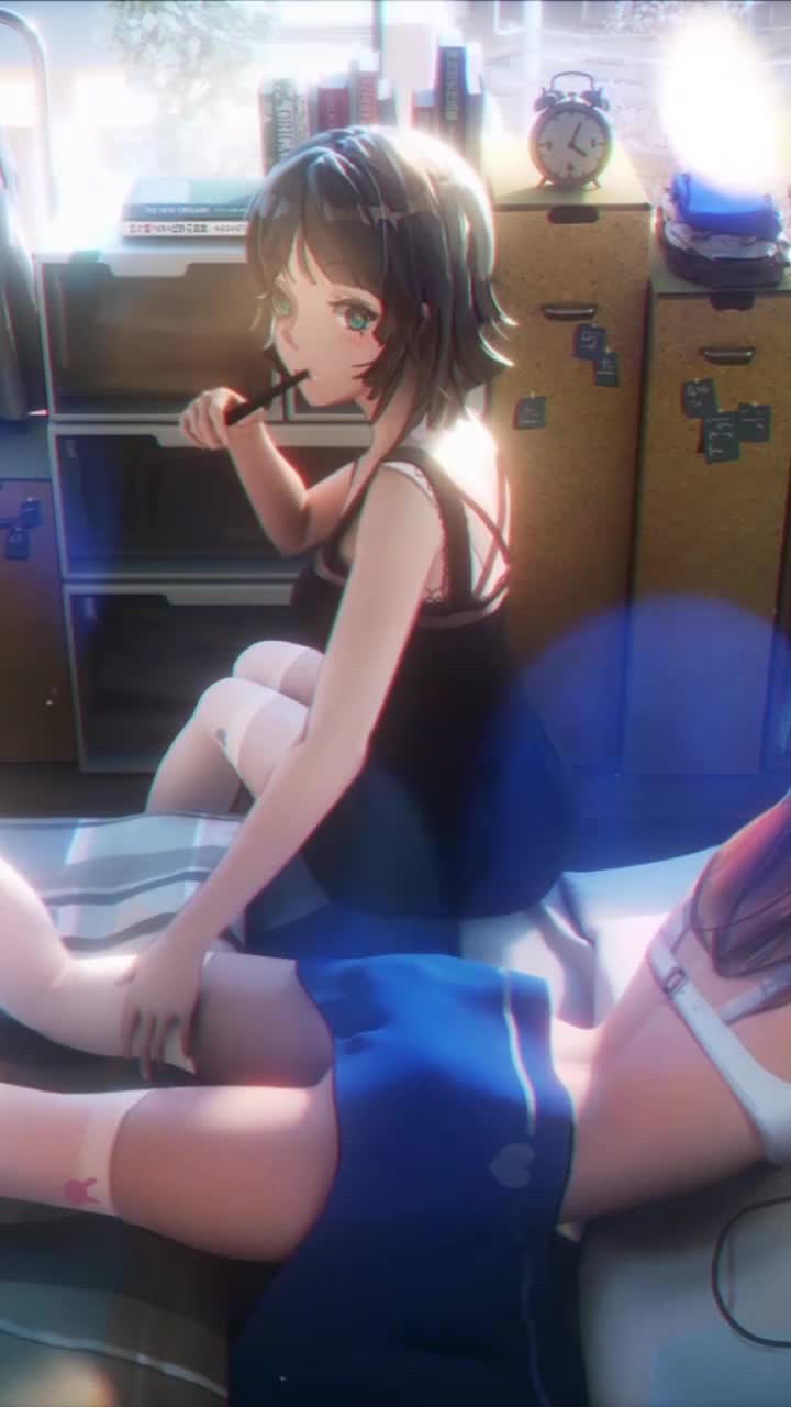 Live Phone Girls Room City Life Anime Wallpaper For iPhone And Android