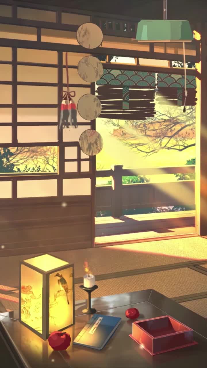 iPhone and Android Japanese Style Living Room Live Phone Wallpaper