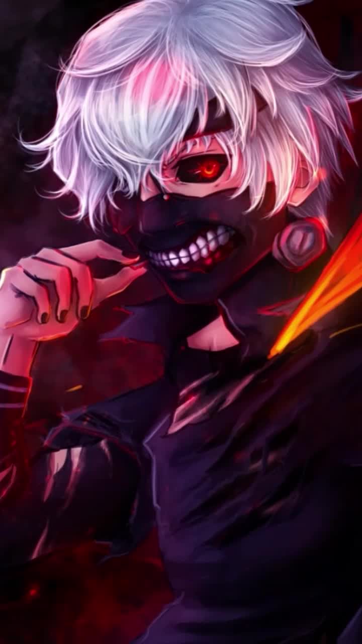 iPhone and Android Ken Kaneki Tokyo Ghoul Live Phone Wallpaper