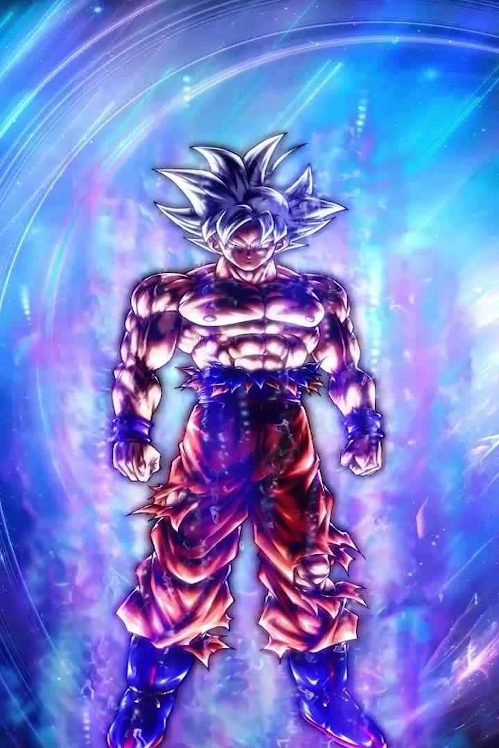 Anime Goku Ultra Instinct Live Phone Wallpaper