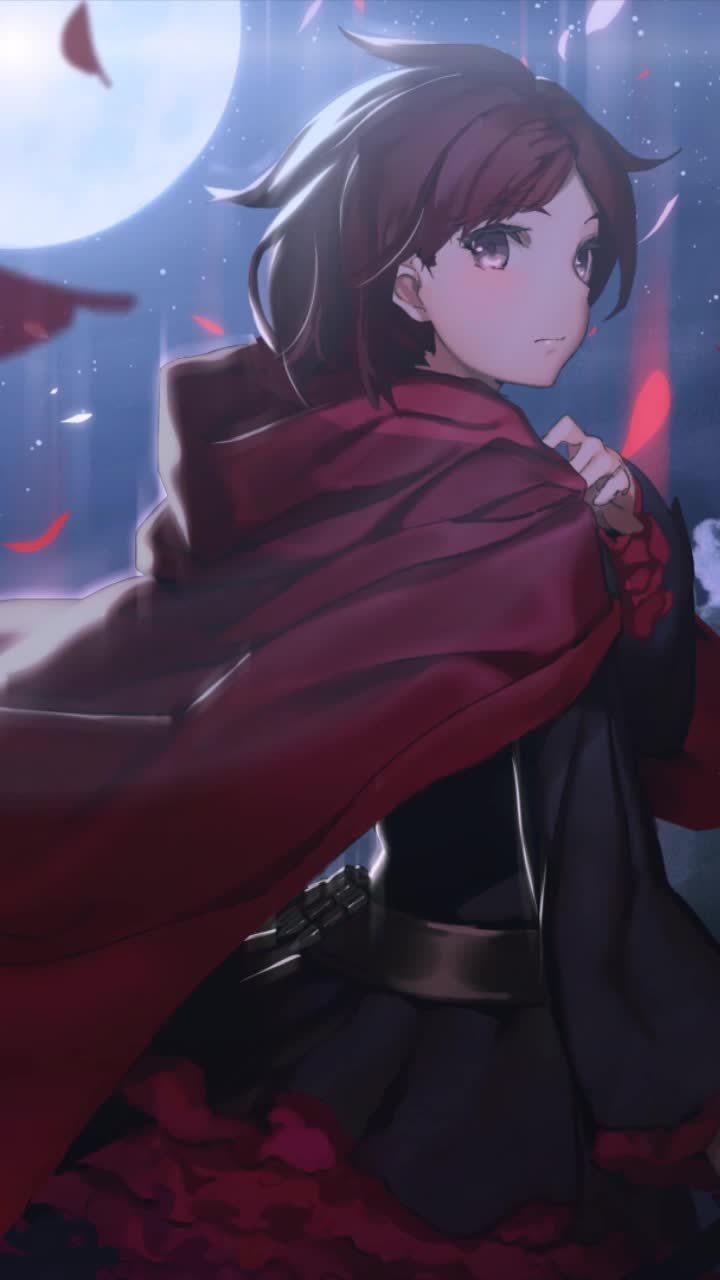 Ruby Rose Rwby Live Anime Phone Wallpaper to iPhone and Android