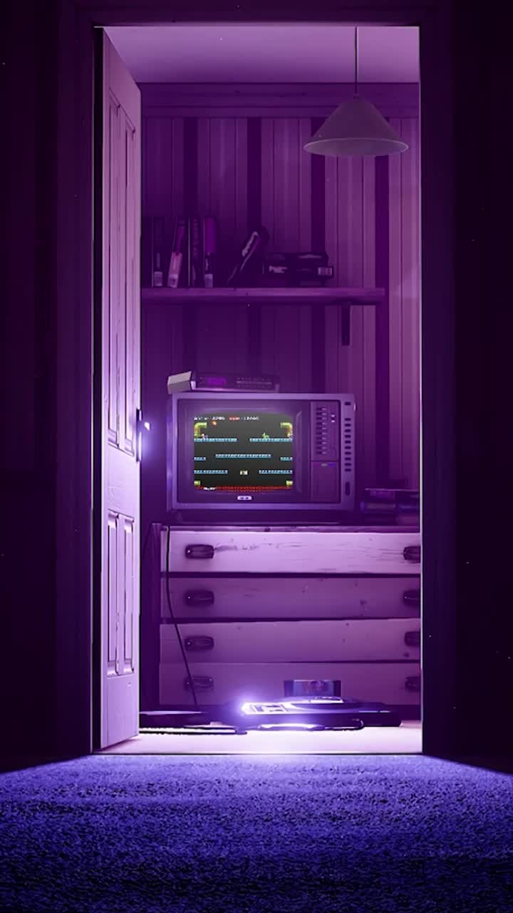 iPhone and Android Nostalgic Room Live Phone Wallpaper