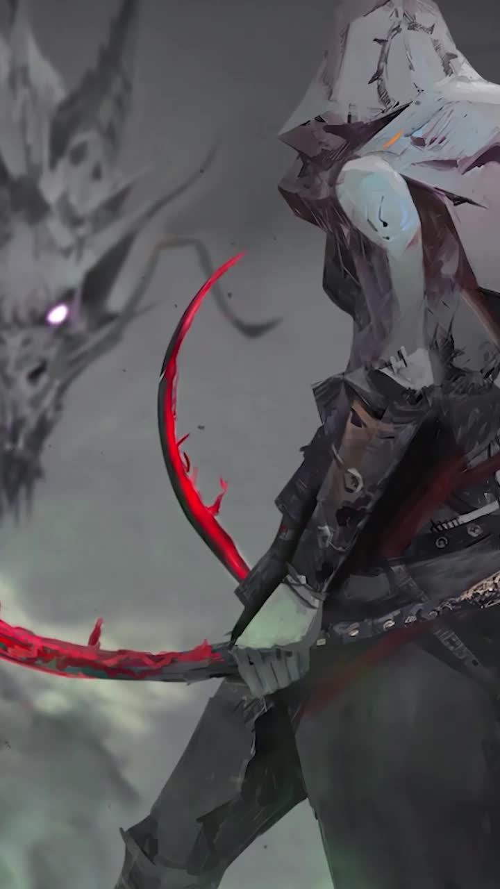 iPhone and Android Dragon Killer Battle Live Phone Wallpaper