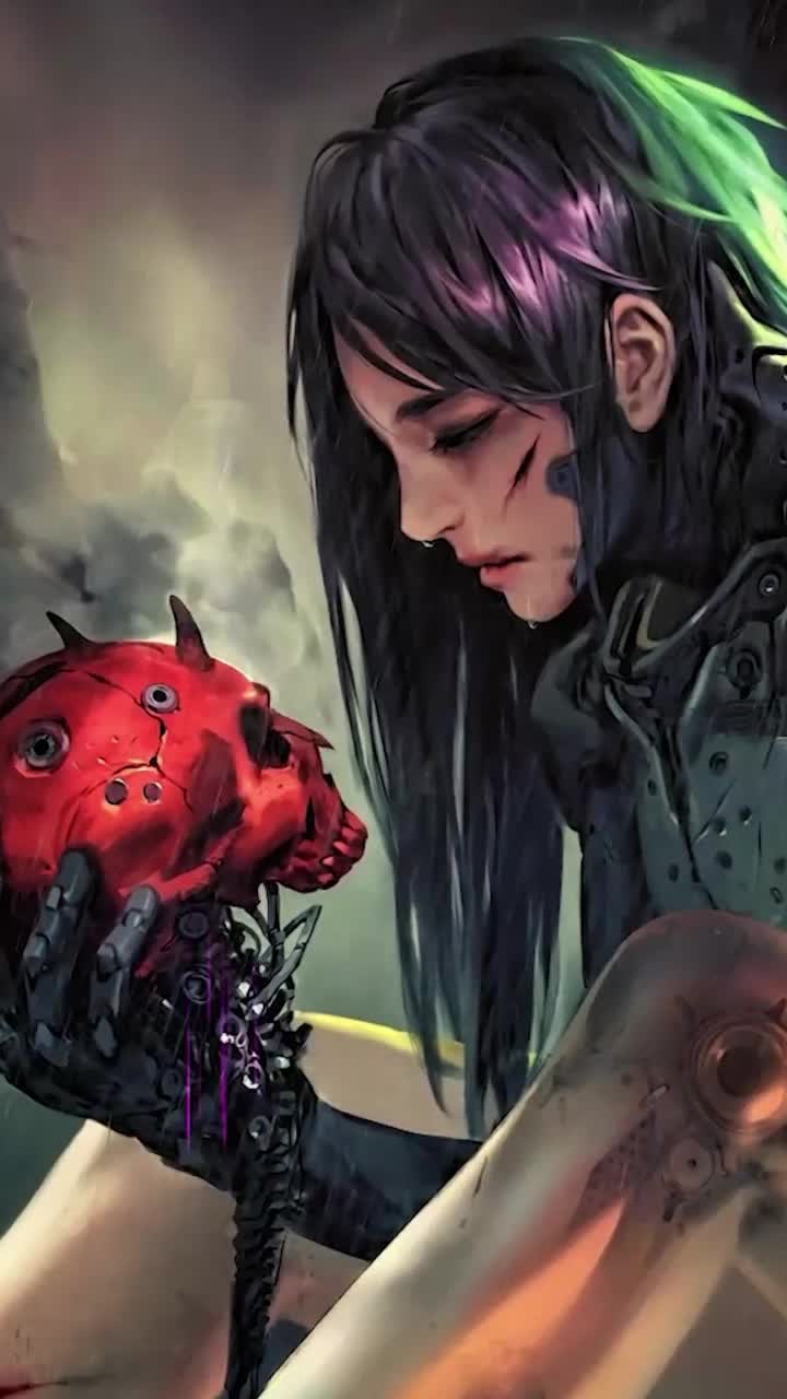 Live Phone The Lost Ones Cyborg Girl Wallpaper To iPhone And Android