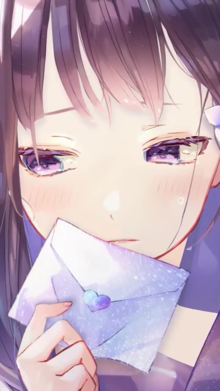  Live Phone Girl Love Letter Anime Wallpaper For iPhone And Android