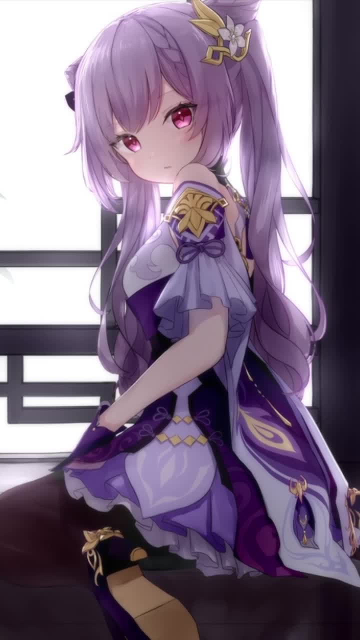 Game Keqing Genshin Impact Phone Wallpaper Anime Iphone And Android