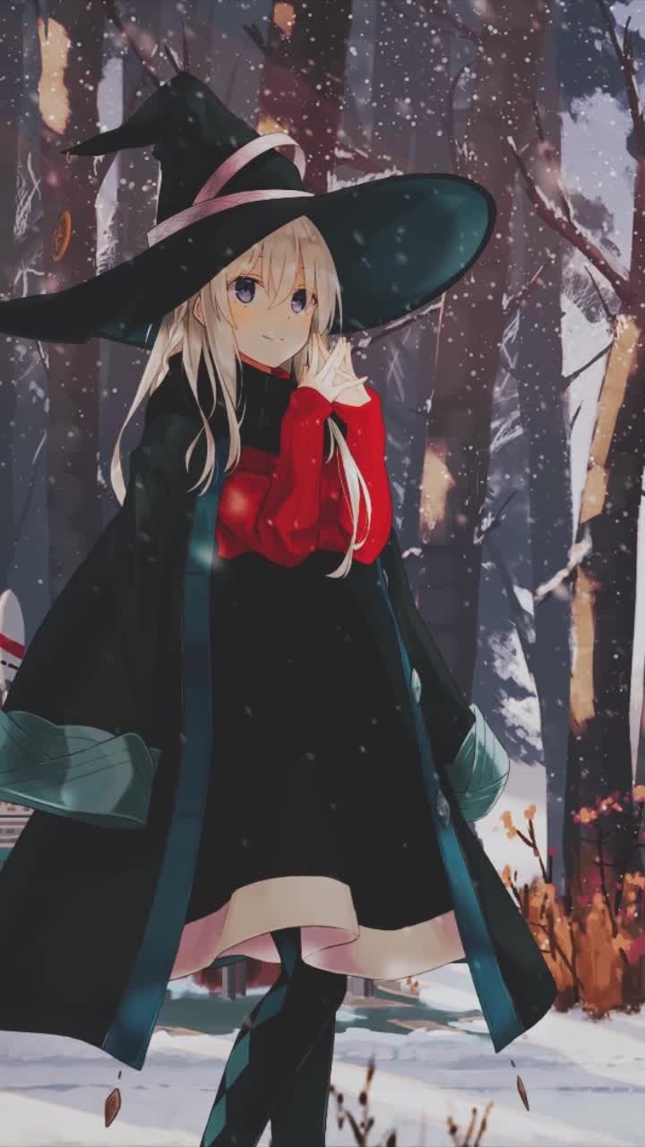 iPhone and Android Elaina Majo No Tabitabi Witch Girl Live Phone Wallpaper