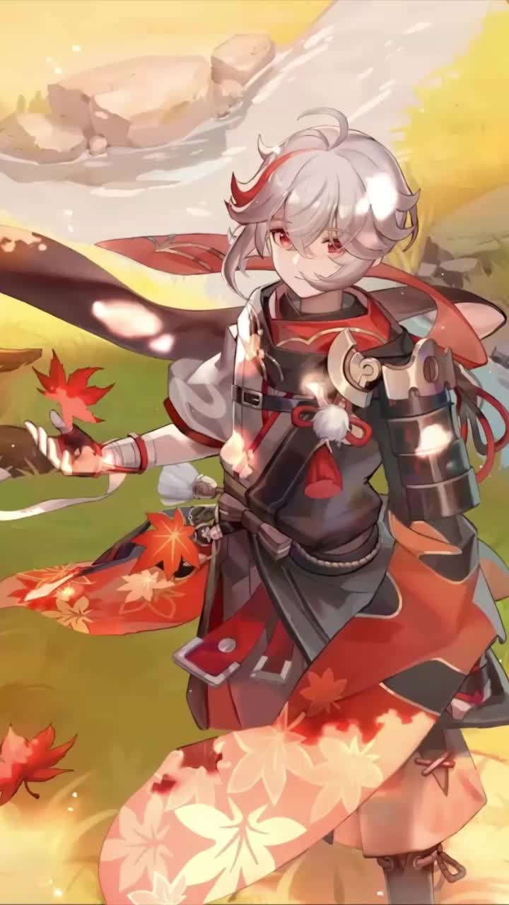 Game Kaedehara Kazuha Genshin Impact Phone Wallpaper Anime Iphone And Android