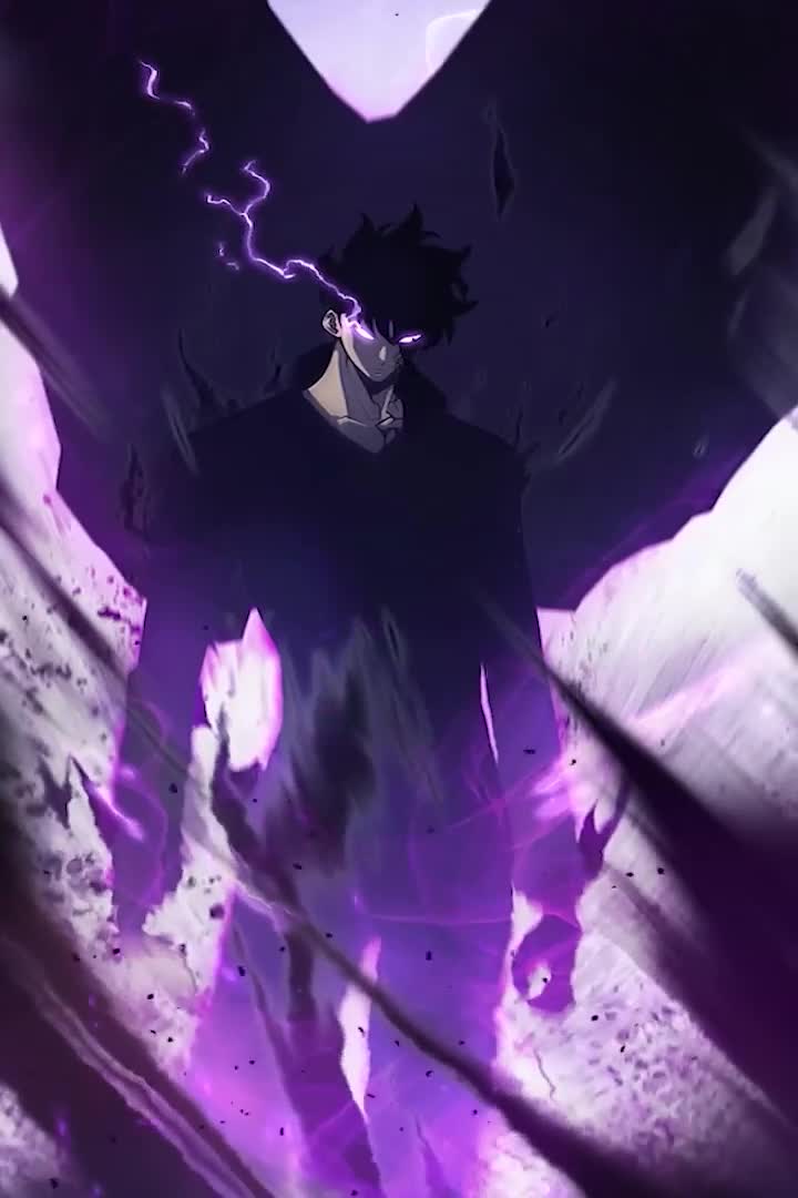 Iphone  Android Solo Leveling Purple Live Wallpaper For Phone