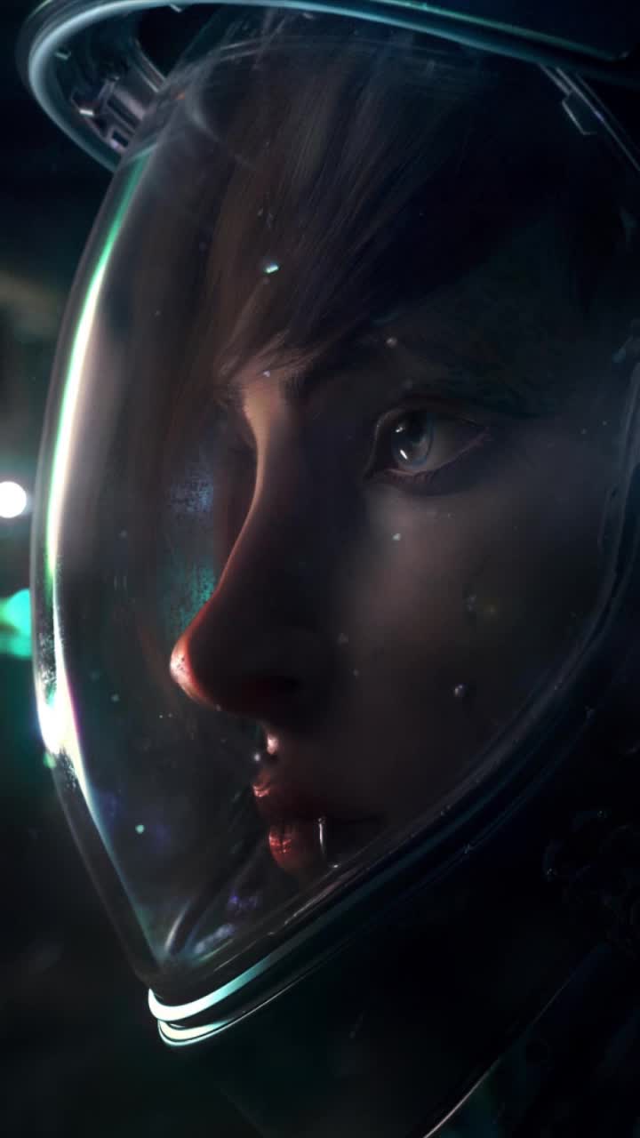 Live Phone Space Girl Wallpaper To iPhone And Android