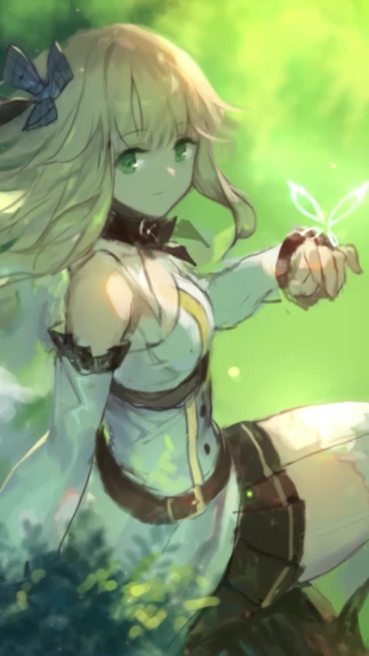 Live Phone Aurora Butterfly Azur Lane Wallpaper To iPhone And Android