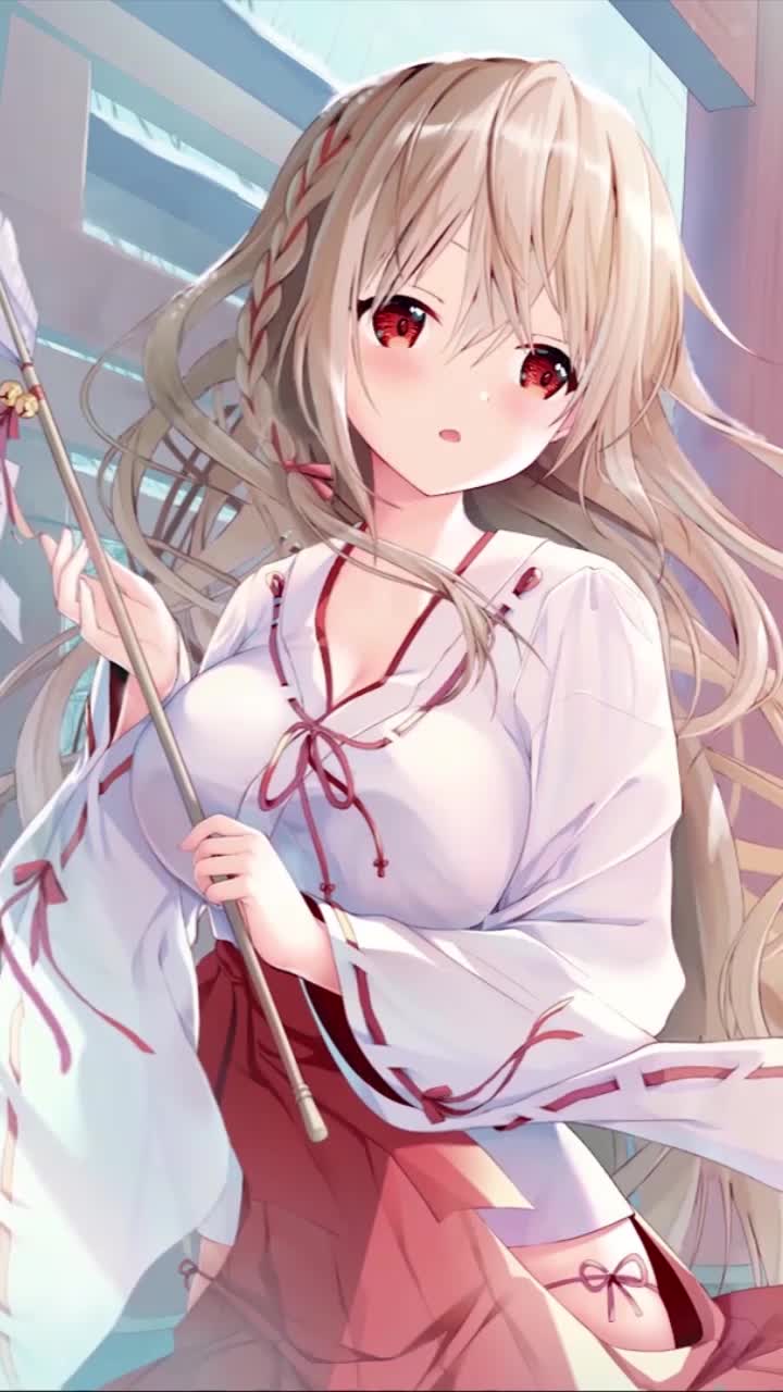 Live Phone Shrine Maiden Miko Wallpaper To iPhone And Android