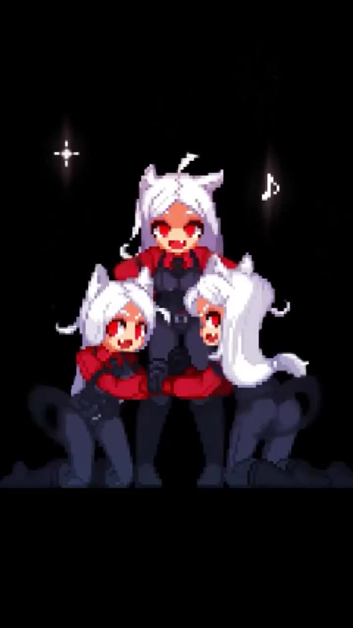 Live Phone Cerberus Helltaker Pixel Wallpaper To iPhone And Android