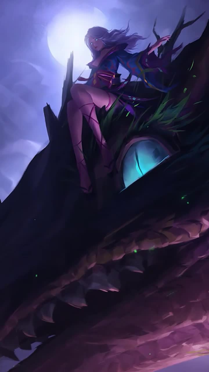 iPhone  android dragon of luna live wallpaper for phone