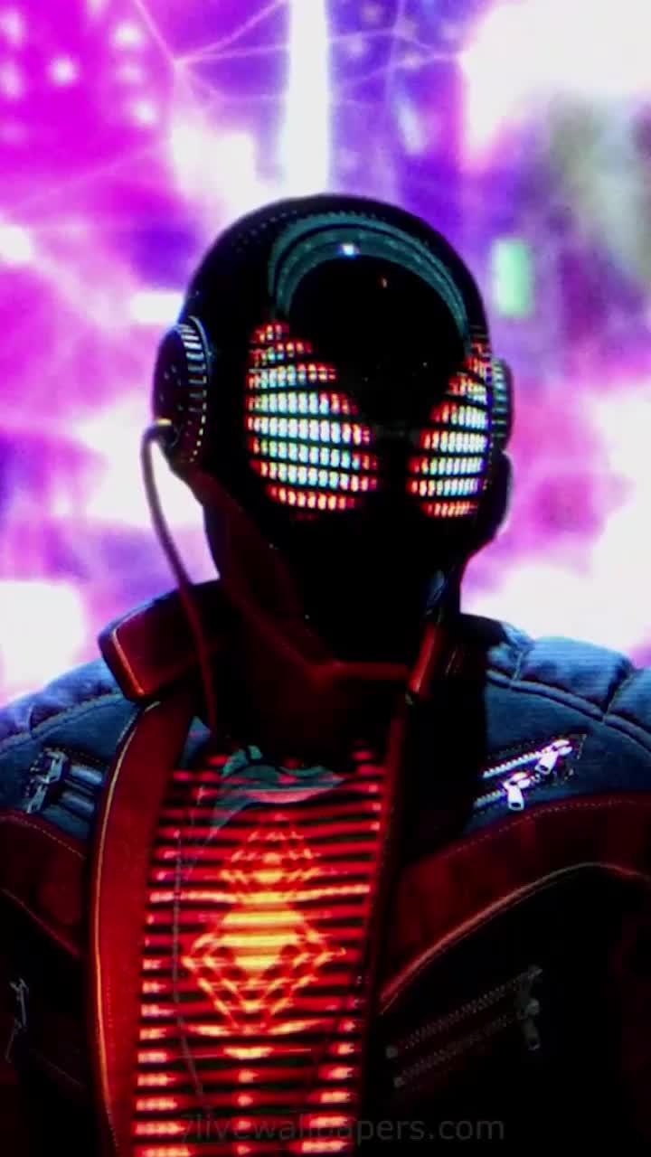 Live Phone Spider Man Miles Morales Headphones Wallpaper To iPhone And Android