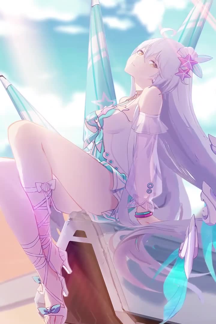  Girl Sunrays anime wallpapers iphone