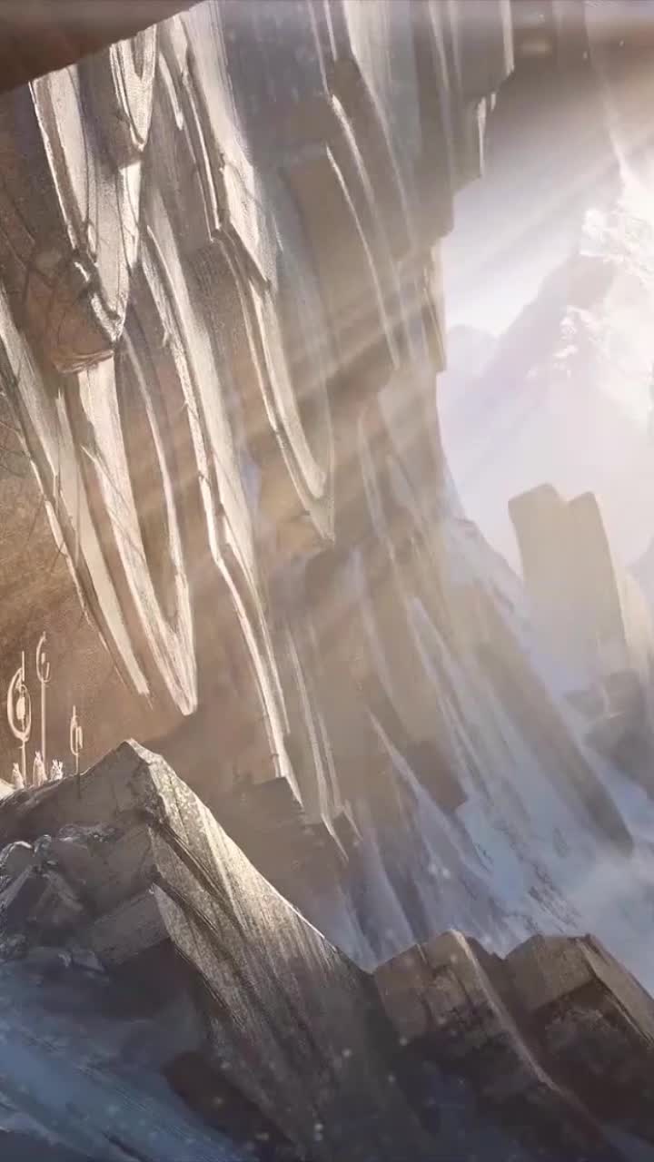 iPhone and Android Mount Targon League Of Legends Live Phone Wallpaper