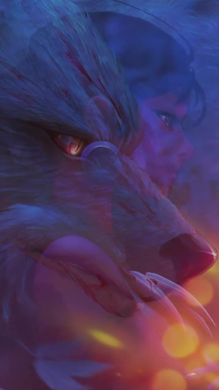 Live Phone San Princess Mononoke With Moro Wolf God Wallpaper To iPhone And Android