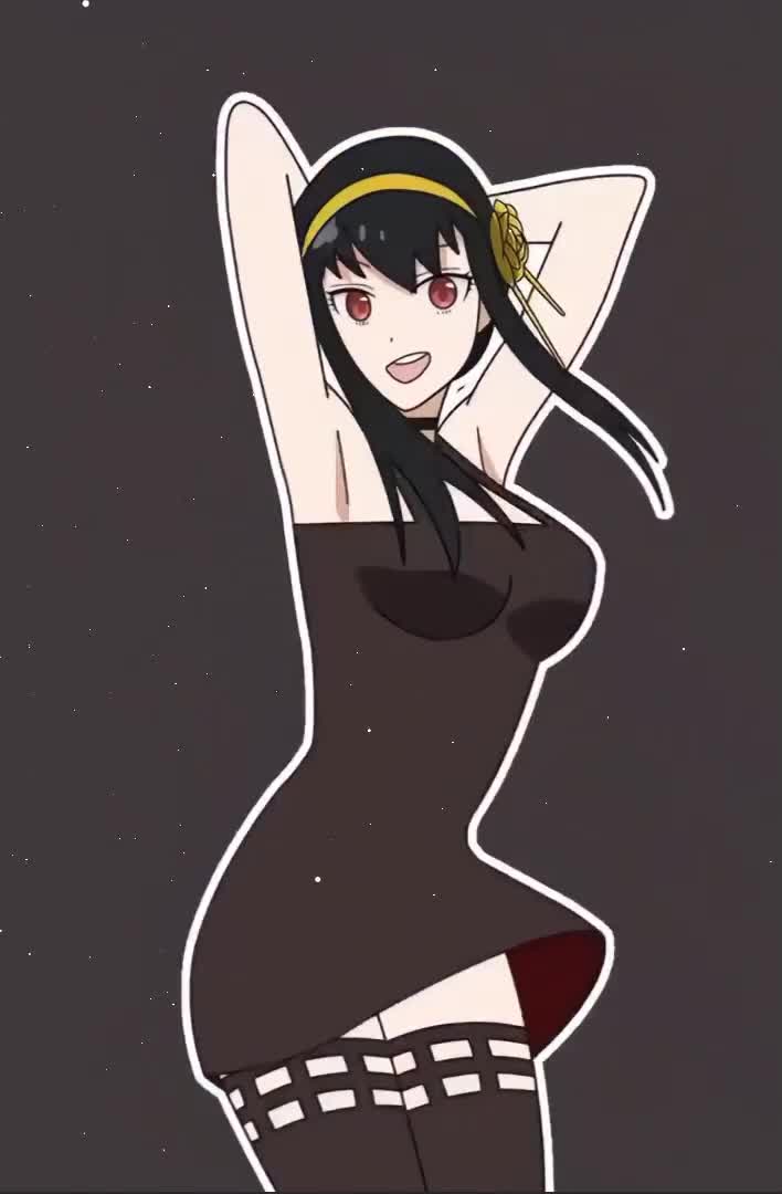 iPhone  Android Spy X Family Dancing Girl Live Phone Wallpaper