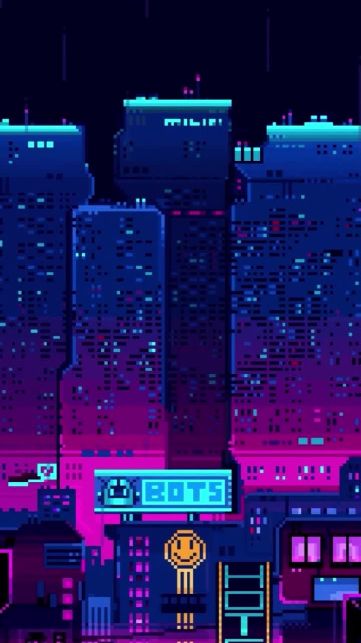 Live Phone Asus Rog City Pixel Wallpaper To iPhone And Android