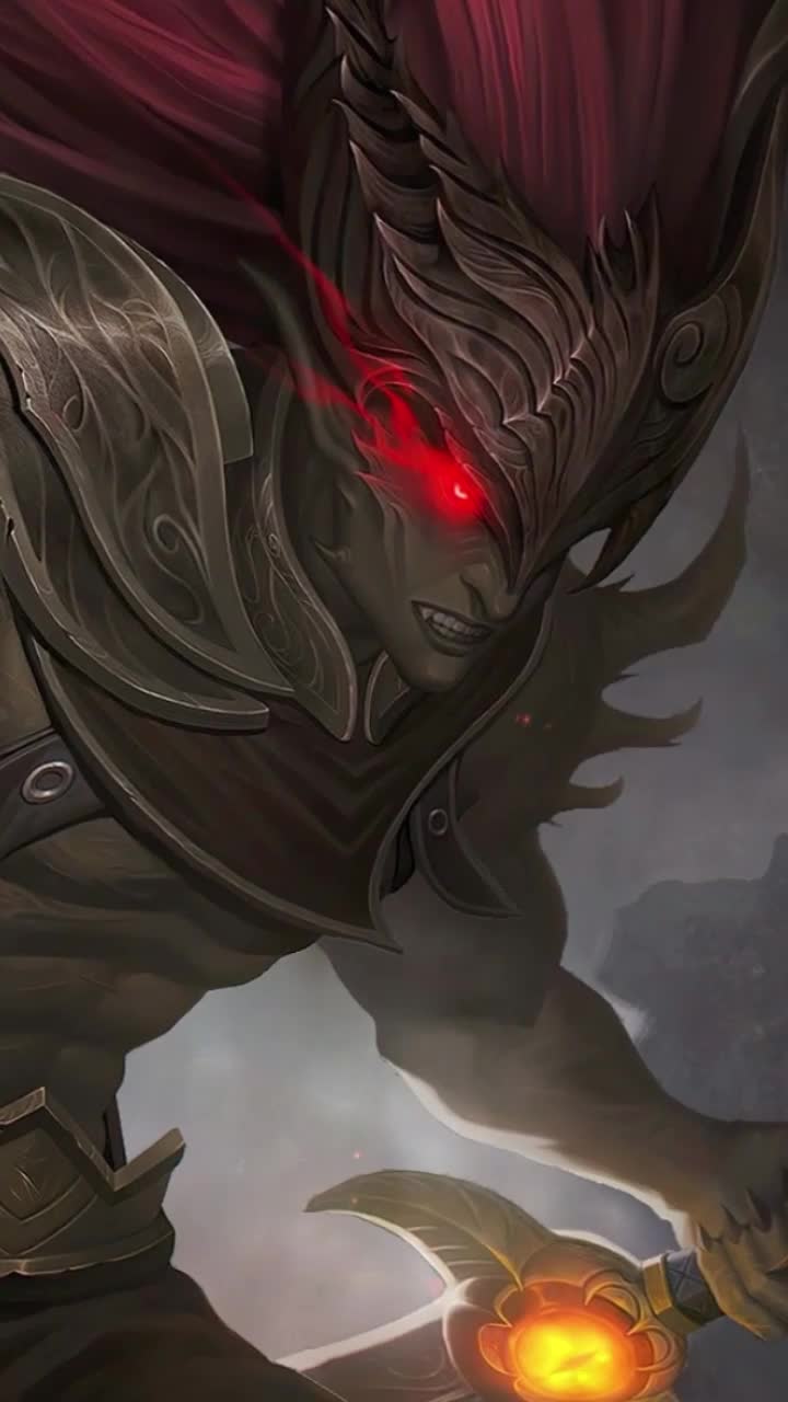 iPhone and Android Nightbringer Yasuo League Of Legends Live Phone Wallpaper